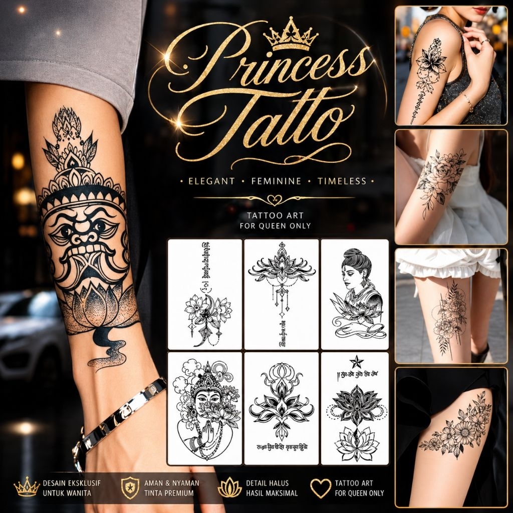 TATTO | sticker tatto semi permanent || tatto tahan air || tatto fruit ink || tatto art