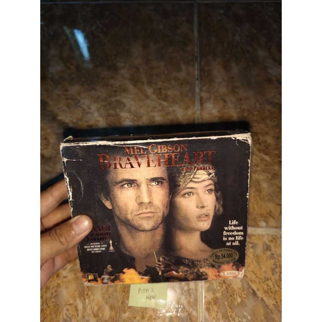 Kaset VCD Mel Gibson - Brave Heart