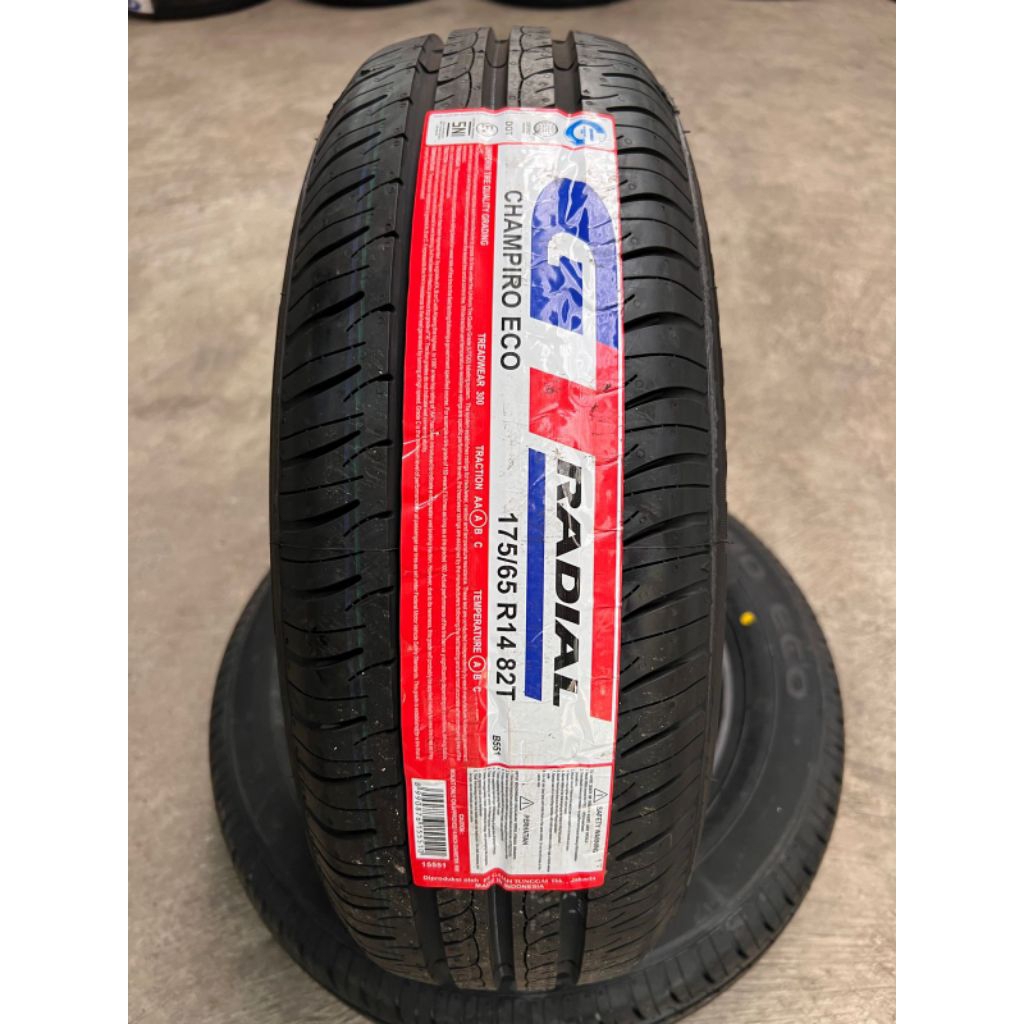 PROMO Ban mobil 175/65 R14 GT CHAMPIRO ECO Brio Agya Ayla Calya Sigra Soluna Corolla