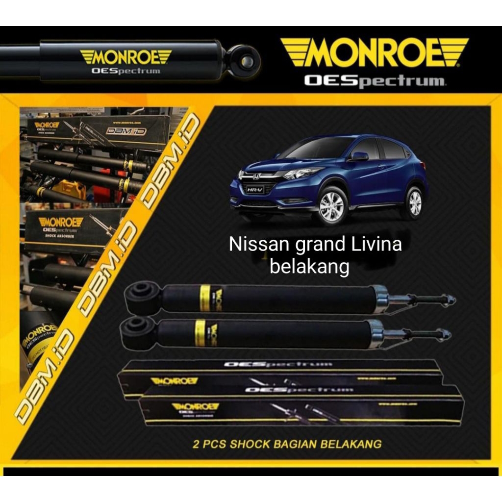 SHOCKBREAKER GRAND LIVINA/LIVINA BELAKANG MREK MONROE OESPECTRUM ORIGINAL