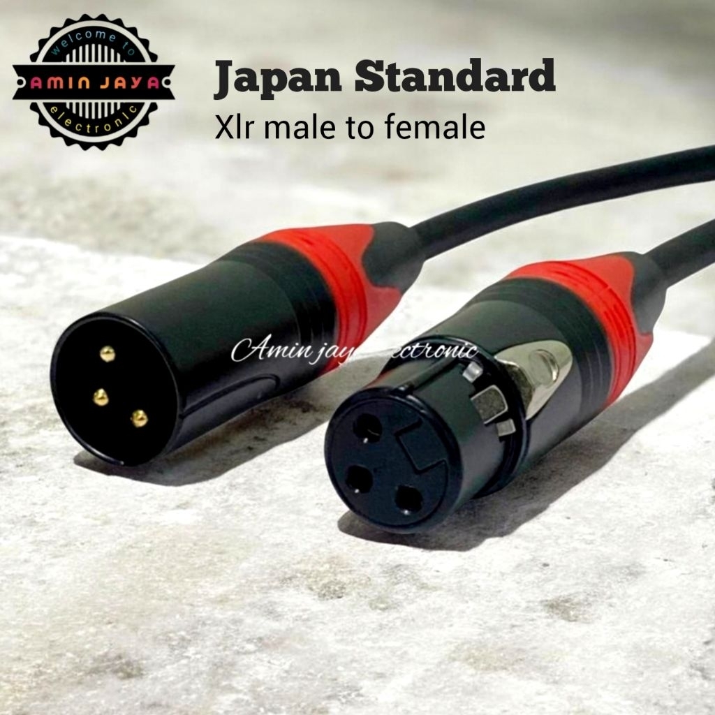 Kabel jack xlr male to female jack canon male to female