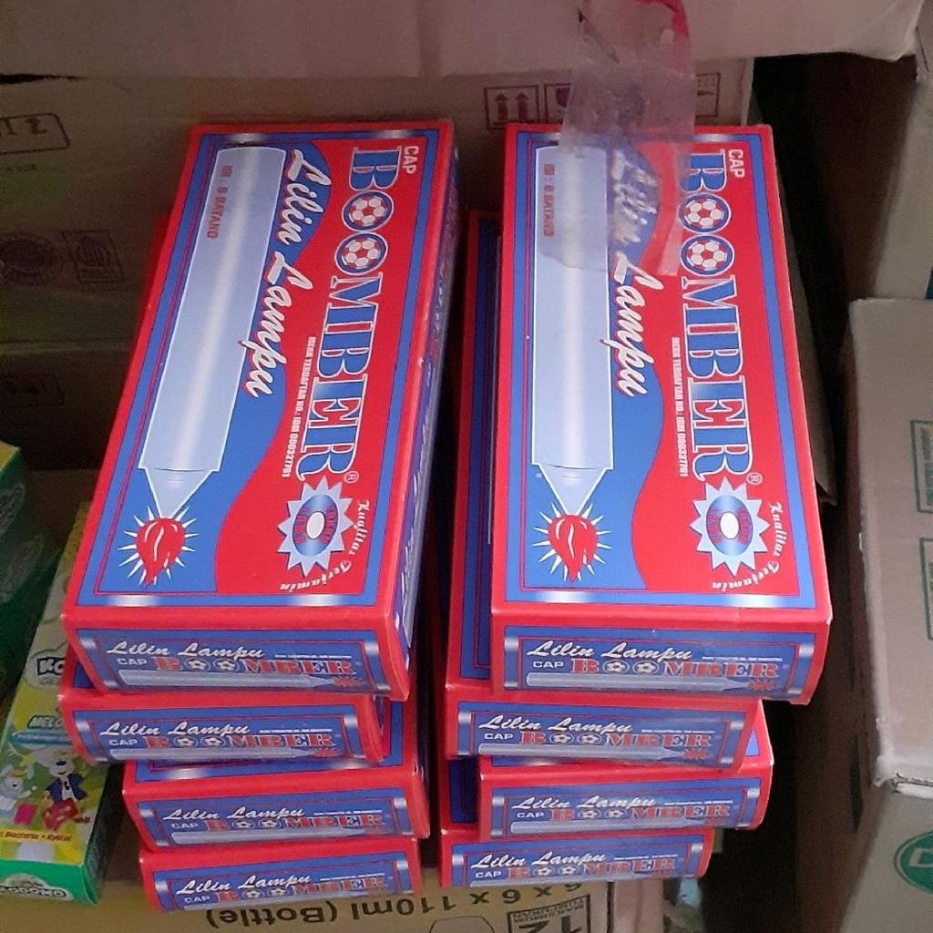 3 pack lilin BOOMBER lilin lampu bomber 8 batang