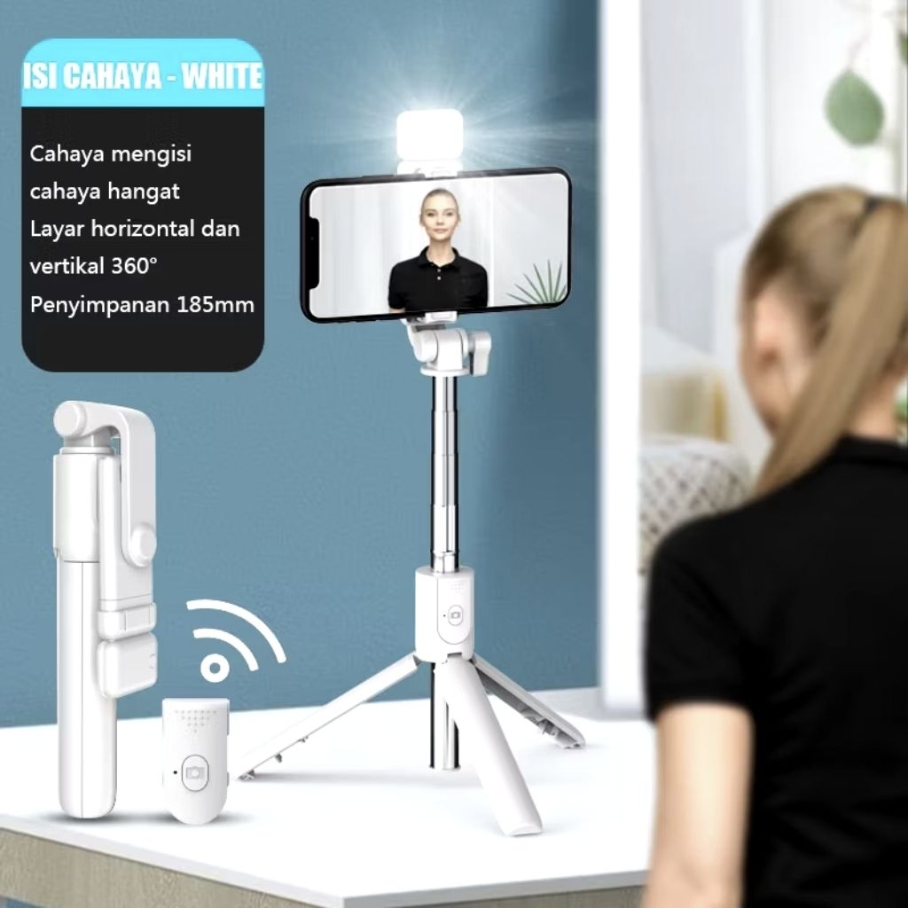 TONGSIS TRIPOD R1 MACARON DAN R1-S LED
SELFIE STICK TRIPOD BLUETOOTH REMOTE CONTROL /SELFIE STICK TR