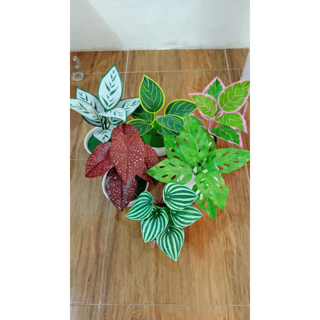bunga plastik mini
