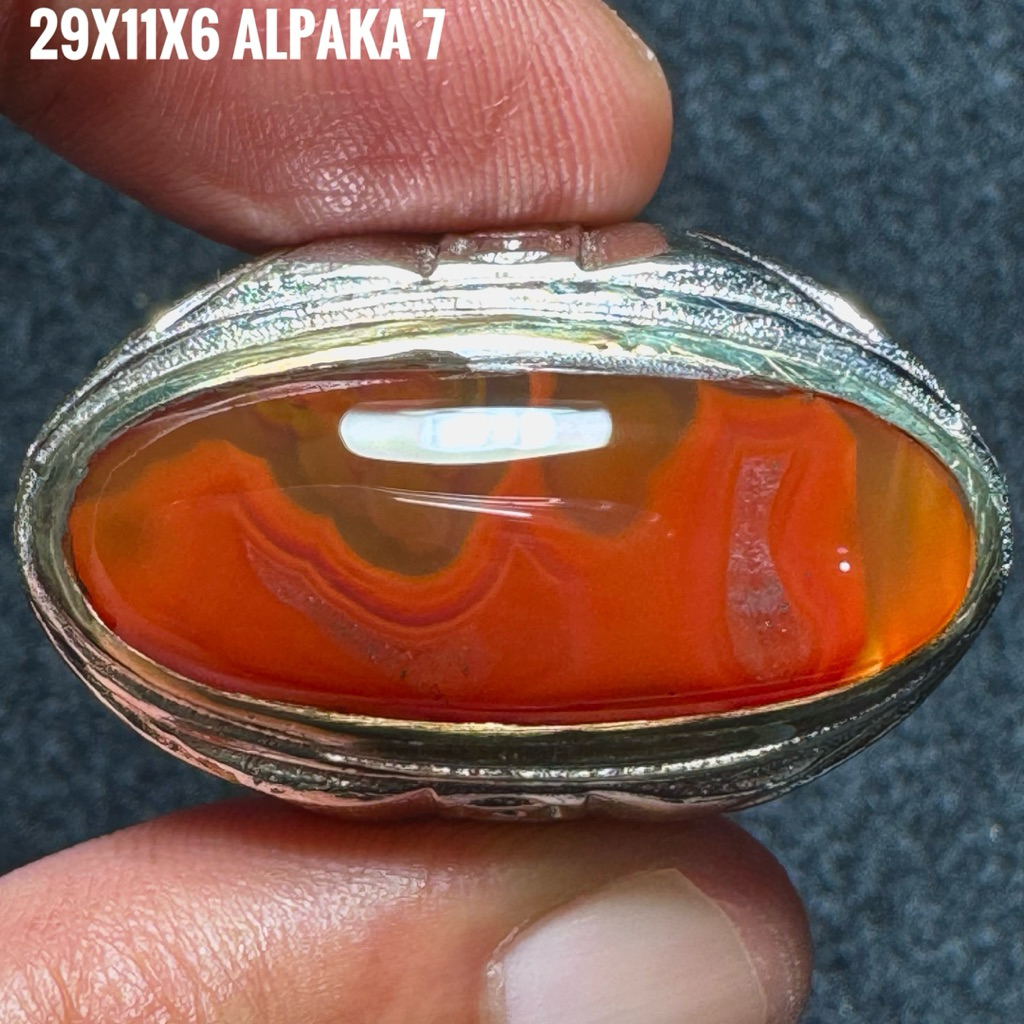 Cincin Batu Akik Natural Lafadz Allah (Asli Alam)