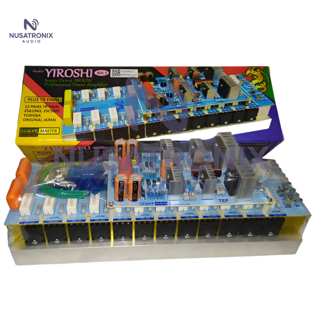 KIT DRIVER YIROSHI MK 5 POWER AMPLIFIER 1800W PLUS TRANSISTOR FINAL