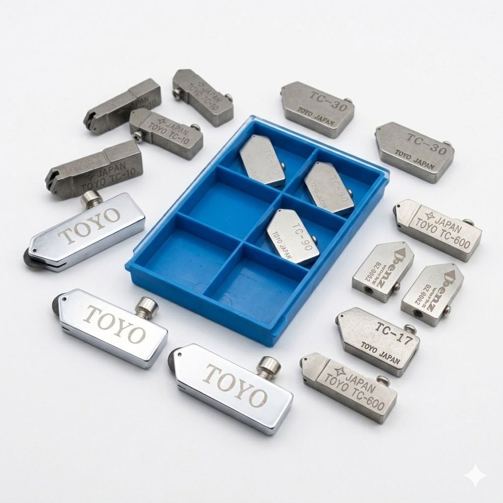 Alat Pemotong Kaca Keramik Glass Cutter Original Toyo Tc17, Tc90, Tc600, Tc10, Tc30, Toyo tipe T, Be