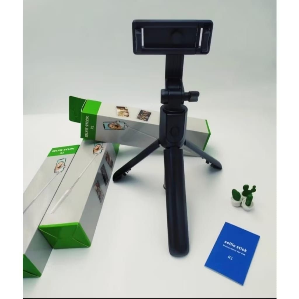 Tongsis Bluetooth + Tripod R1 + Holder 360 Derajat