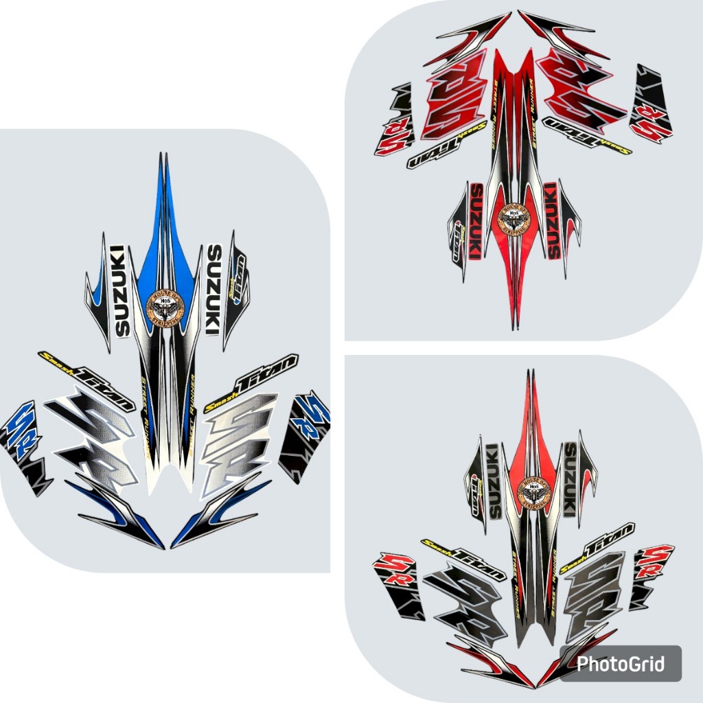 Stiker Striping Smash Titan R 2011
