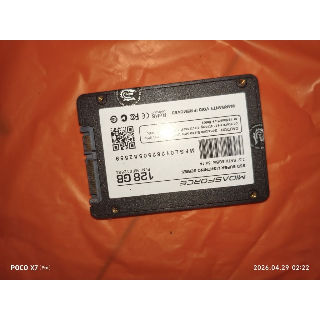 ssd Midasforce 128gb 100/100