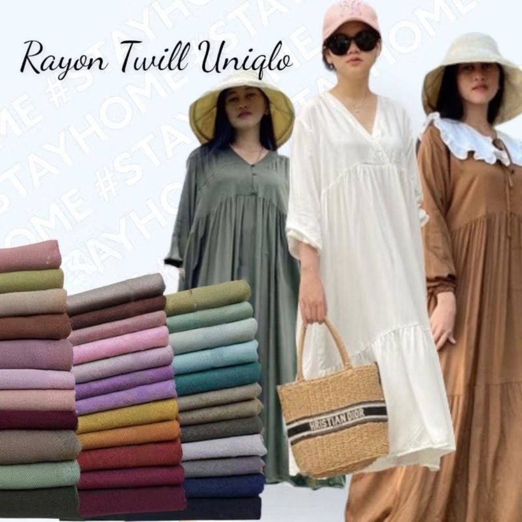 kain rayon twill polos - kain rayon polos - rayon twill polos - rayon polos - rayon twill