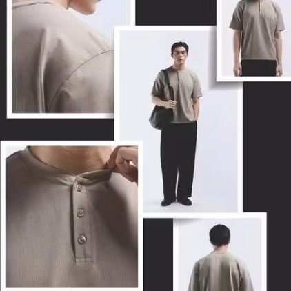 Henley Cooltys by Heymale.id / Jastip Heymale.id / Baju Henley Cooltys / Baju Kaos Heymale