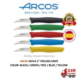 Arcos Peeling Knife 6cm Black/Pisau kupas