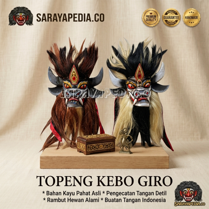 Topeng Kebo Giro Premium Topeng Pentas SRY