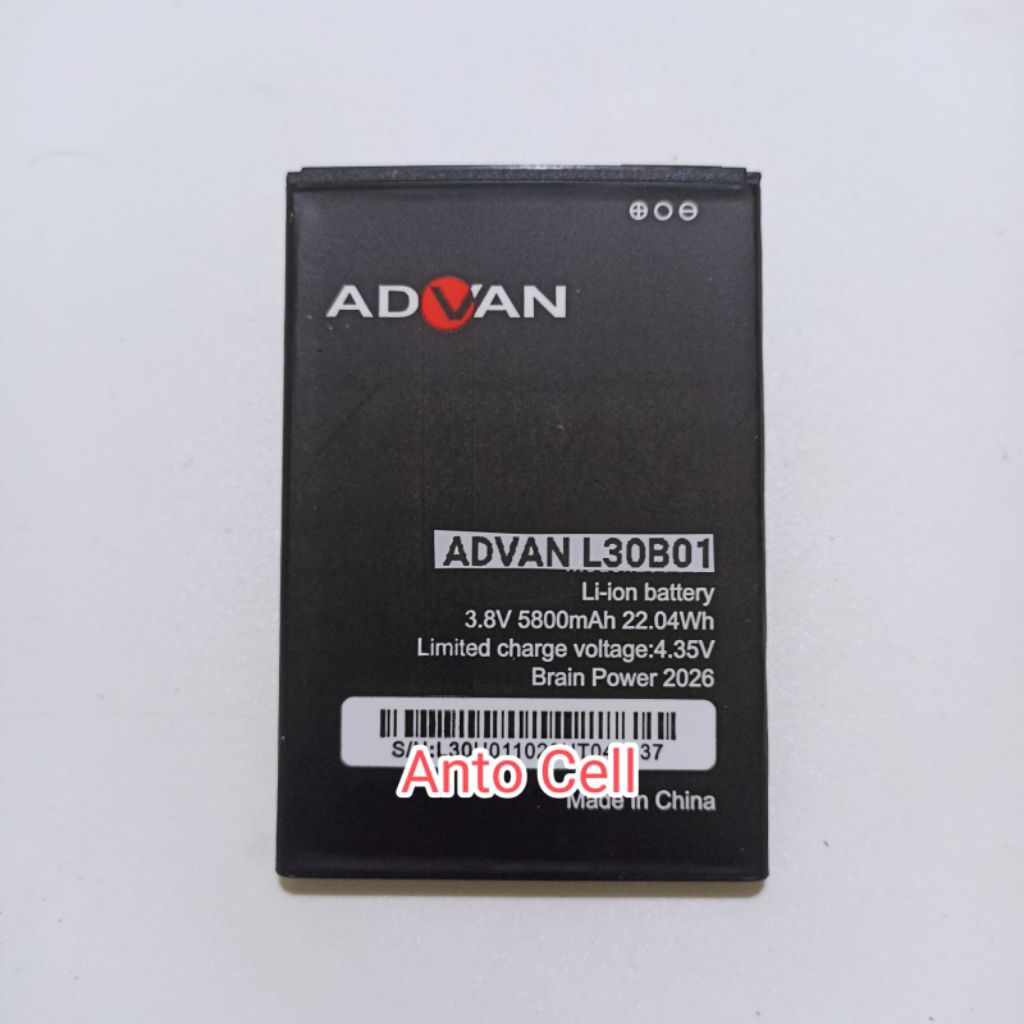 Baterai Advan Nasa plus 5505 Model L30B01 batre Advan Nasa pro 6202 battery hp