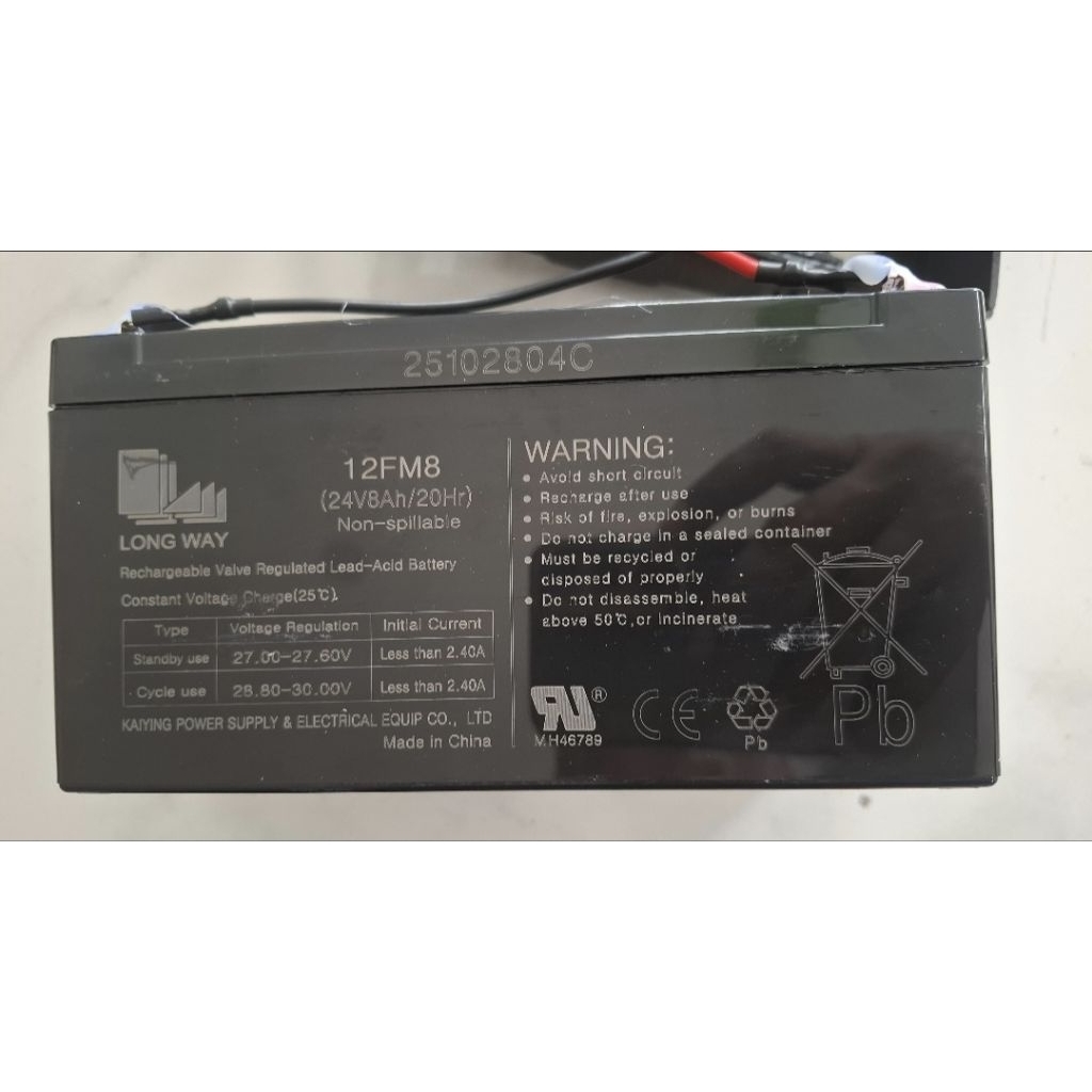 Aki 24volt 8ah..untuk mobil aki 031 dan lain2..baterai joos kualitas bagus