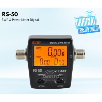 SWR & POWER METER NISSEI RS-50 Digital SWR / Watt Meter NISSEI RS50 RS 50 RS-50 125-525 MHz UHF / VH