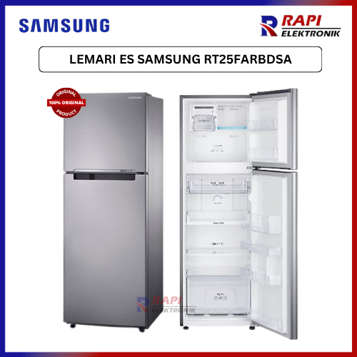 LEMARI ES SAMSUNG RT25FARBDSA - SAMSUNG 2 PINTU KAPASITAS 256 LITER