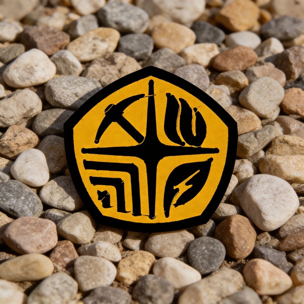 PATCH BORDIR ESDM BARU  KOMPUTER KEMENTERIAN ESDM / ENERGI DAN SUMBER DAYA MINERAL / BADGE EMBROIDER