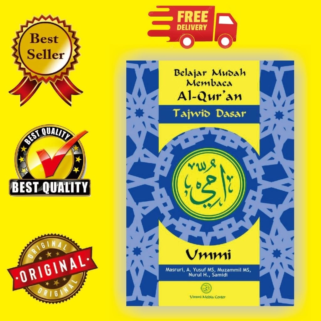 Buku Belajar Mudah Membaca Al-Qur'an Metode Ummi Tajwid Dasar