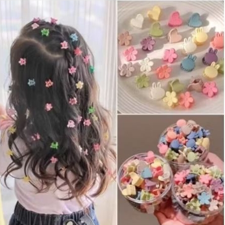 FREE BOX 20PCS JEPIT RAMBUT ANAK KOREA MINI/JEPIT KUTU/JEPIT LUCU/JEPIT MINI