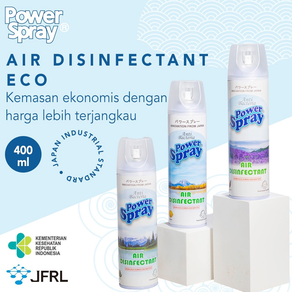 POWER SPRAY Air Disinfectant Eco 400 ml - Lavender/Lemon/Pinus