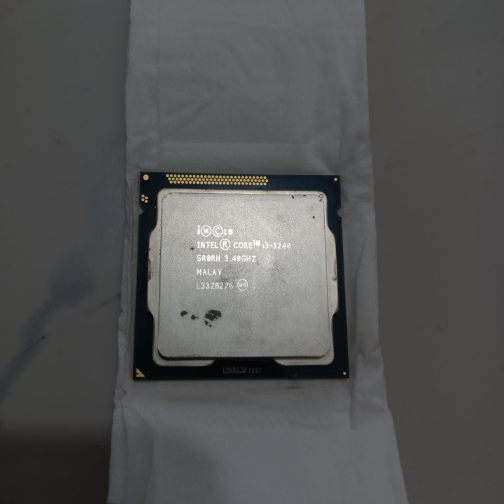 Prosesor Intel Core i3-3240 Gen 3 Ivy Bridge Processor LGA 1155 SR0RH Processor CPU PC Komputer Seco