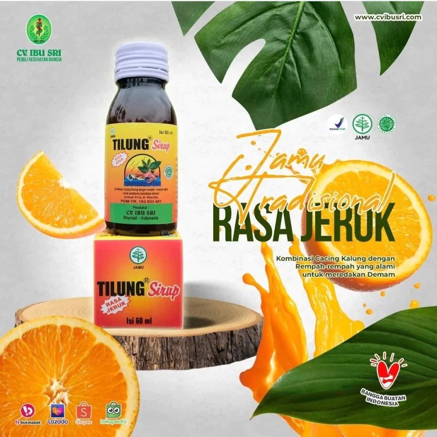 SIRUP TILUNG 60ML /OBAT CACING / TIFUS ANFUS