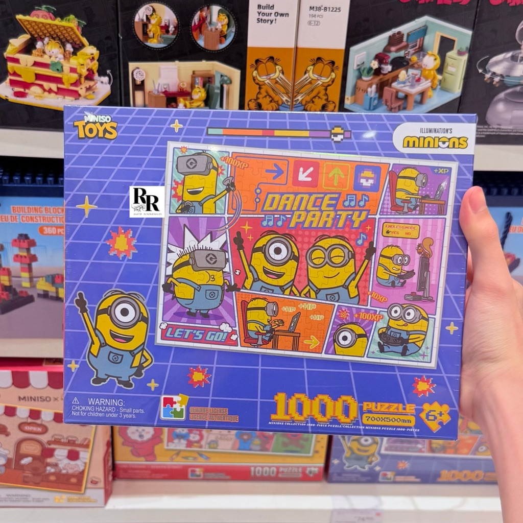 Miniso x Minion - Puzzle / Pajangan / Minions Collection 1000-piece Puzzle