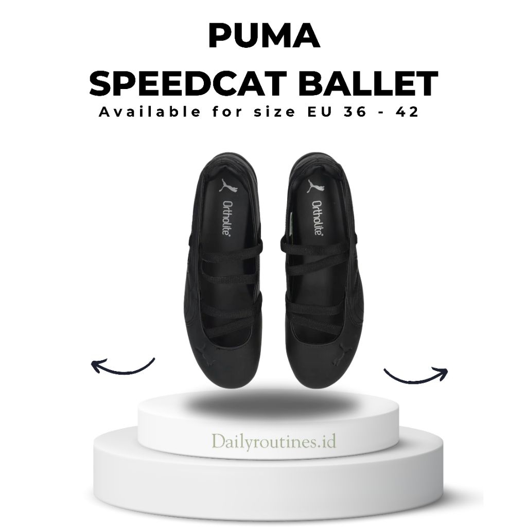 PUMA Women Speedcat Ballet Full Black size EU 36 - 42 Original 100%
