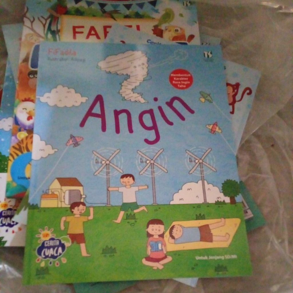 buku bacaan anak SERI CERITA CUACA ANGIN