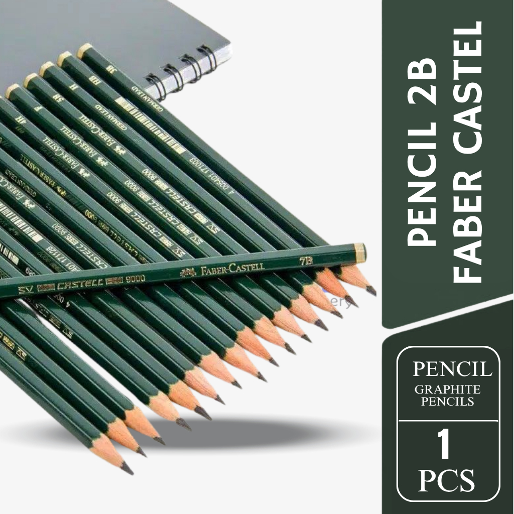 PENSIL FABER CASTEL 2B / PENSIL UJIAN / 100 % ORIGINAL