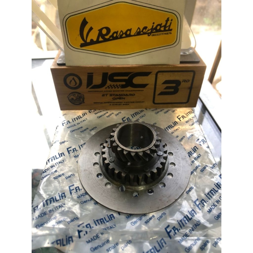 Gigi kopling vespa kopling kecil per 6 kopling 20T FA Italia