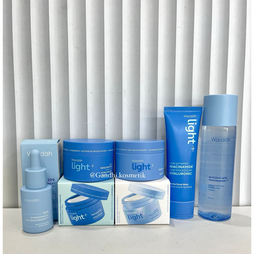 Wardah Lightening Paket hemat 5in1 cerah glowing