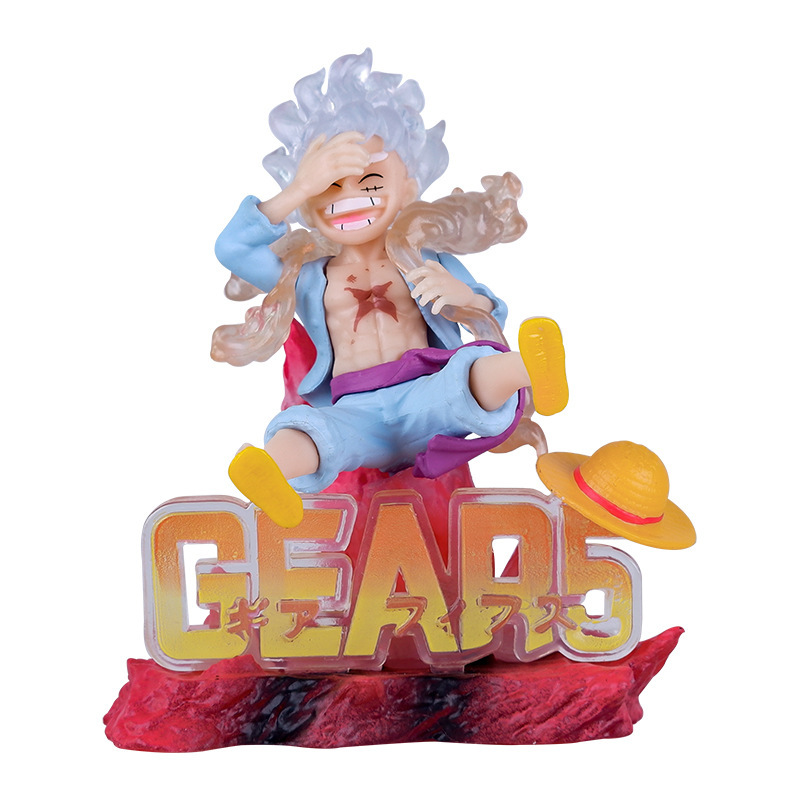 Figure Luffy Gear 5 10cm Figure Monkey D Luffy Figure Luffy Nika Figure G5 Luffy Gear 5 Figure Chibi