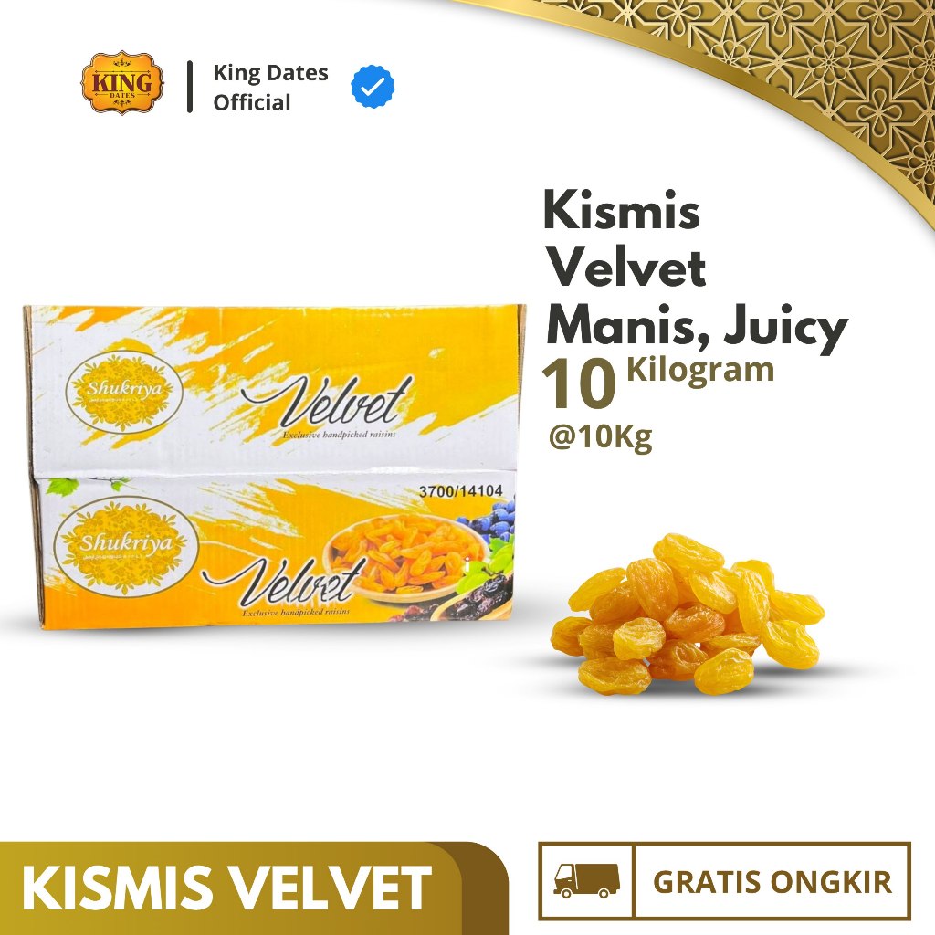 Kismis Velvet Golden Simin manis 10kg