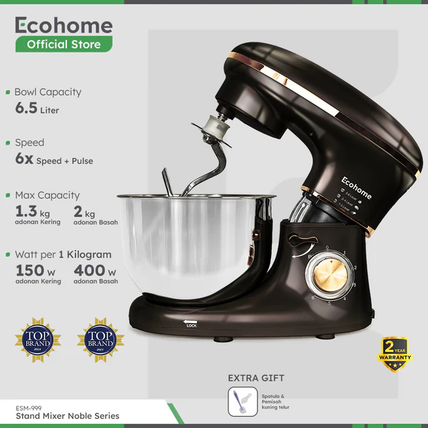 ECOHOME Stand Mixer ESM-999 Original Noble Series & Platinum Series