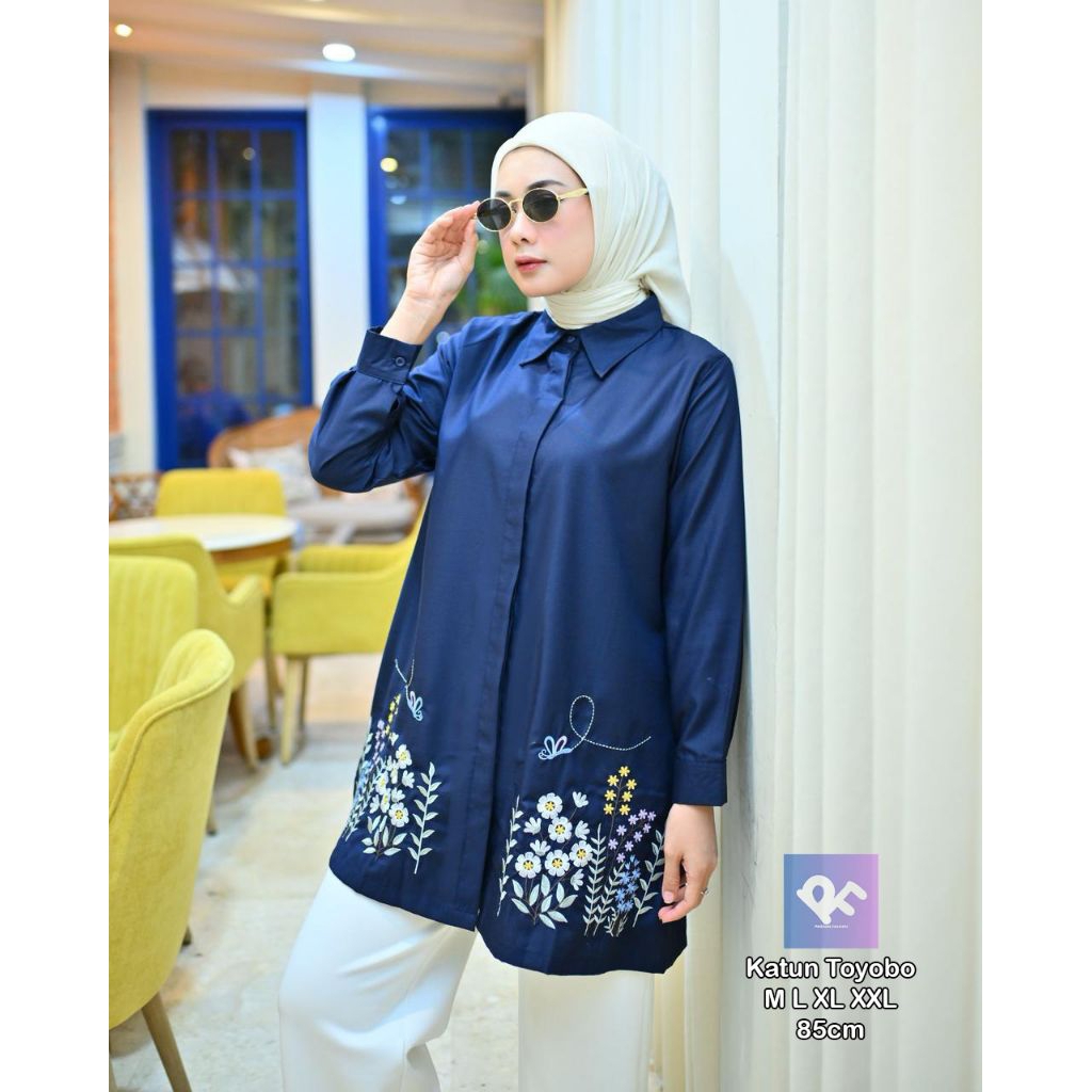TUNIK WANITA TERBARU 2026 PANJANG 80CM BAHAN KATUN TOYOBO