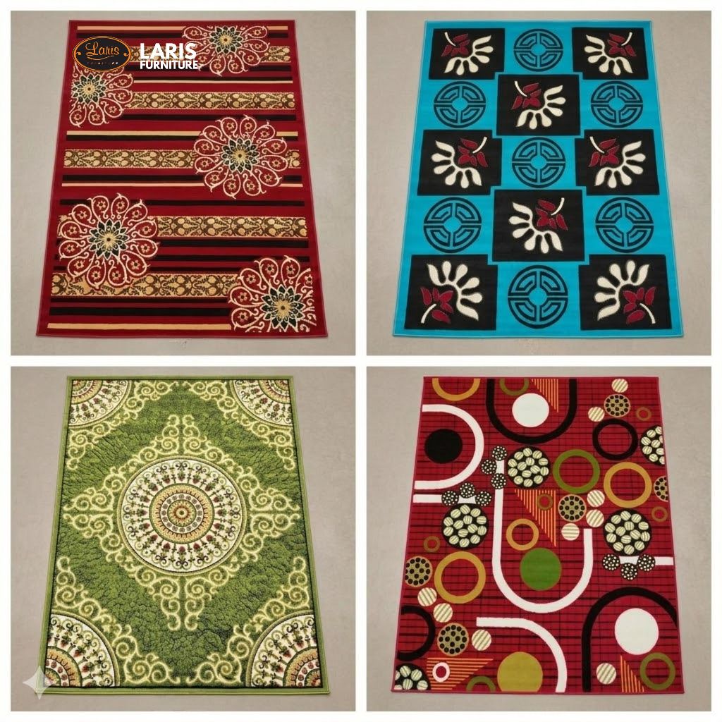 ALMAYA MODERNO EXOTIC AFRICA Original - Karpet Lantai Ruang Tamu Keluarga Tebal Anti Slip