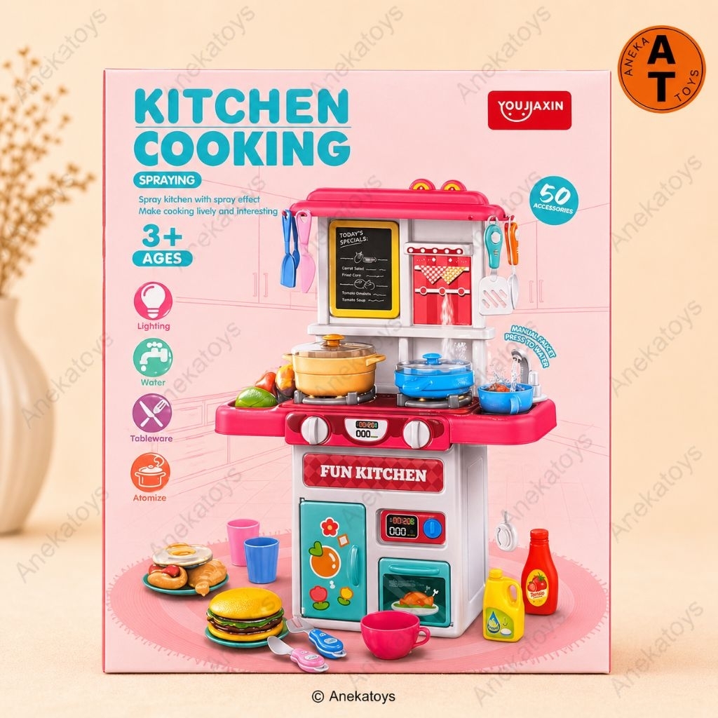 KITCHEN COOKING/DAPUR SET ANAK/MAINAN MASAKAN ANAK/KITCHEN SET