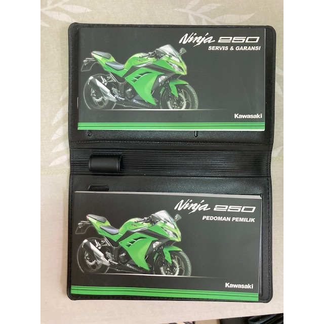 Kawasaki Buklet Buku Service Motor Ninja 250 fi Bekas