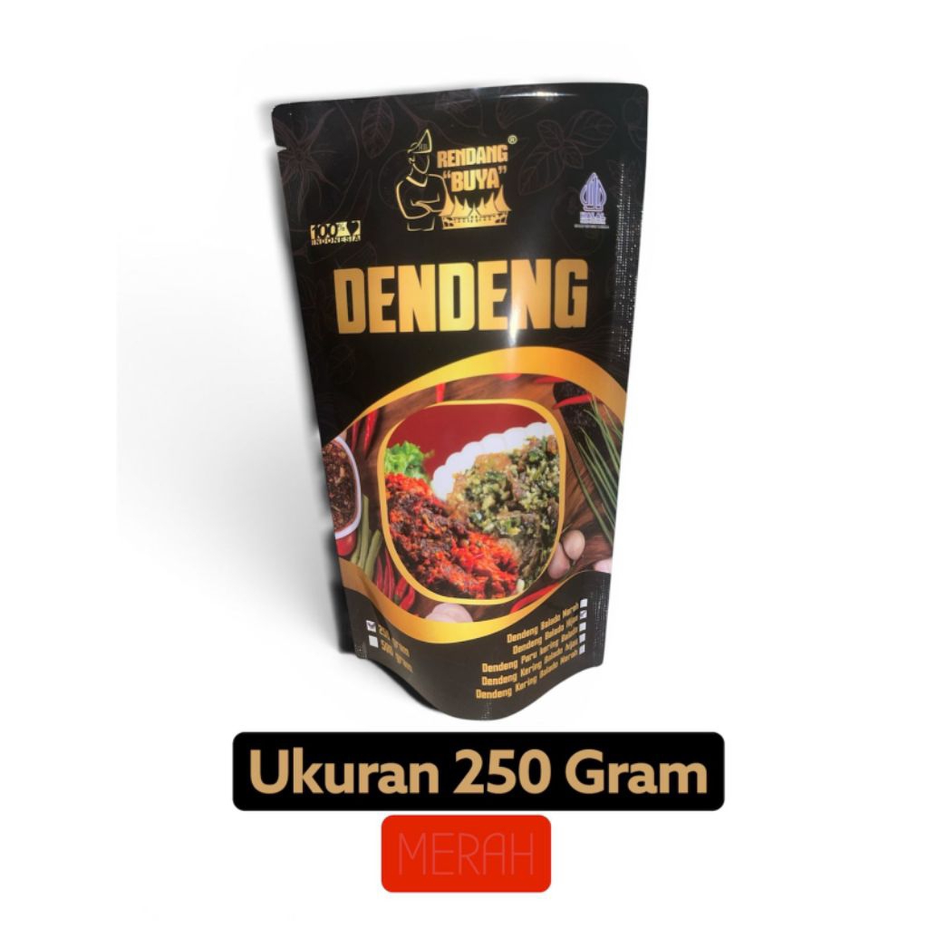 Rendang Buya - Dendeng Balado Merah 250gr Langsung Santap Praktis Asli Padang