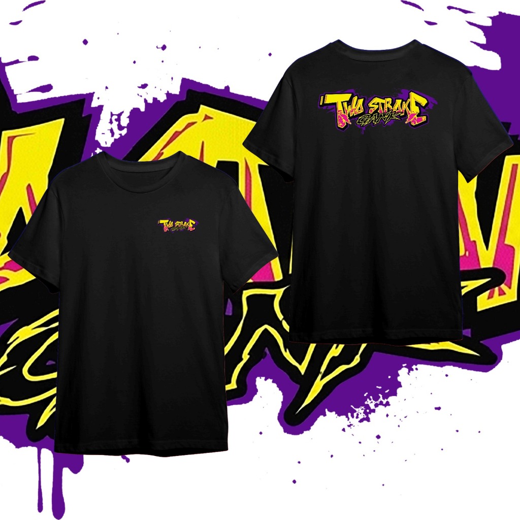KAOS TWO STROKE GANK KUNING // Baju Kaos Racing Distro Pria Wanita