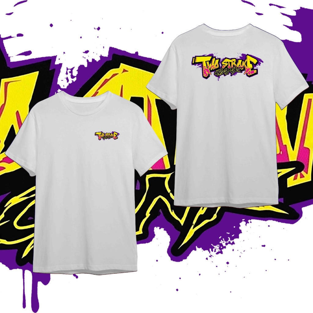 KAOS TWO STROKE GANK KUNING // Baju Kaos Racing Distro Pria Wanita