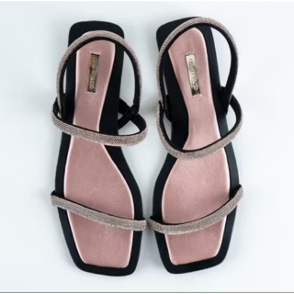 Urban & Co Bellamy Sepatu Sandal Wanita Sandal Teplek Kekinian