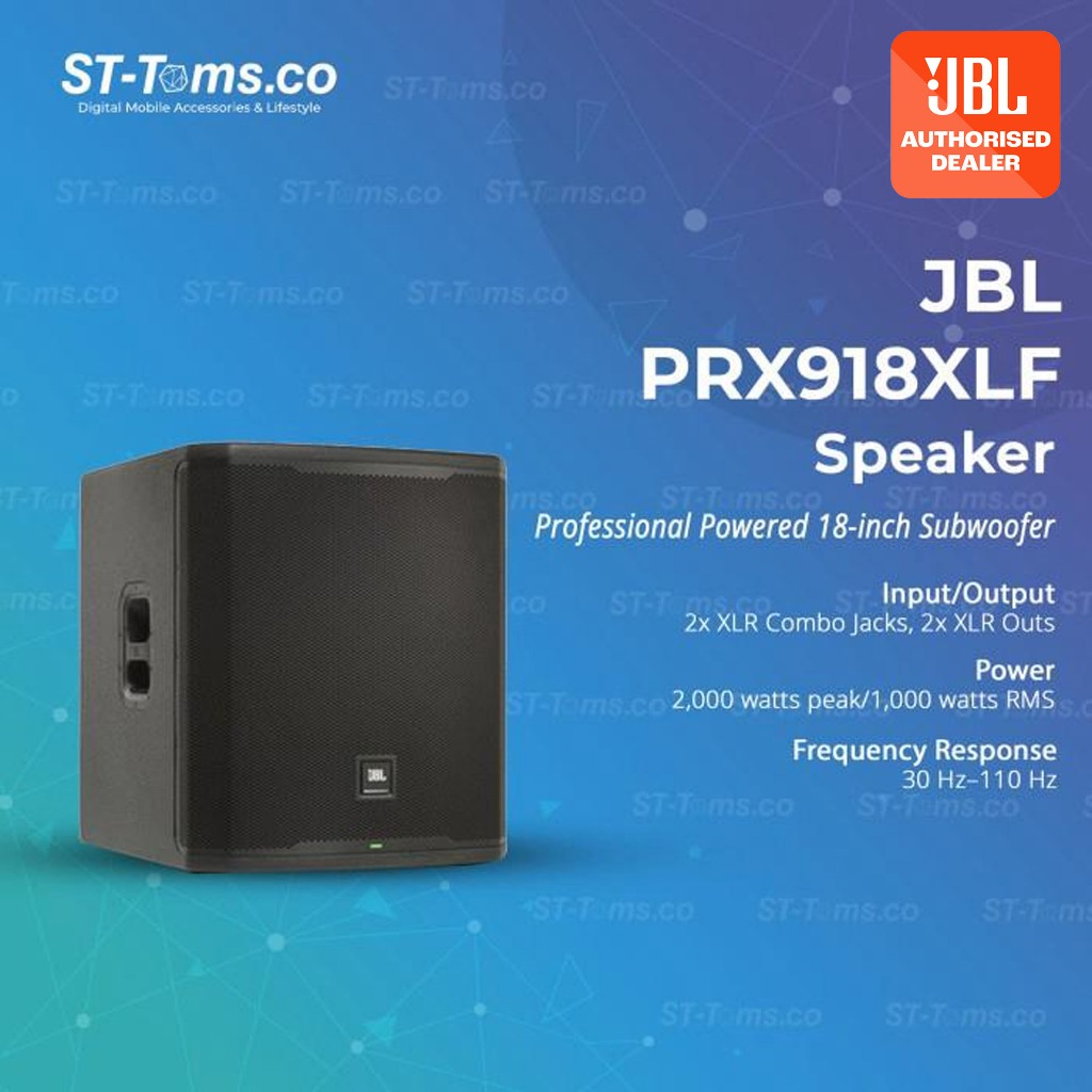 JBL PRX918XLF / PRX 918 XLF Professional Powered 18-inch Subwoofer Speaker