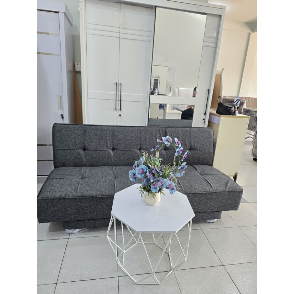 Sofa Bed + meja minimalis HPL