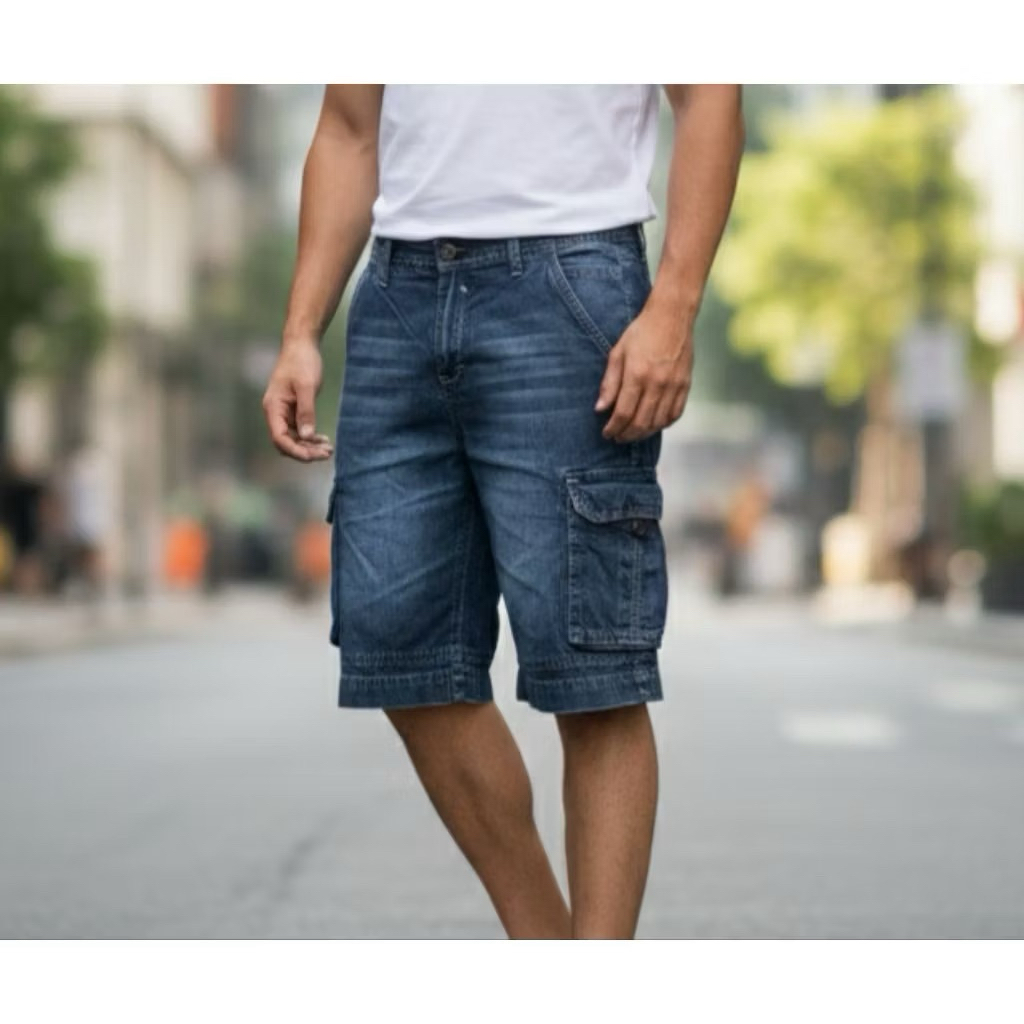 Celana Pendek Jeans Zara Man pria preloved