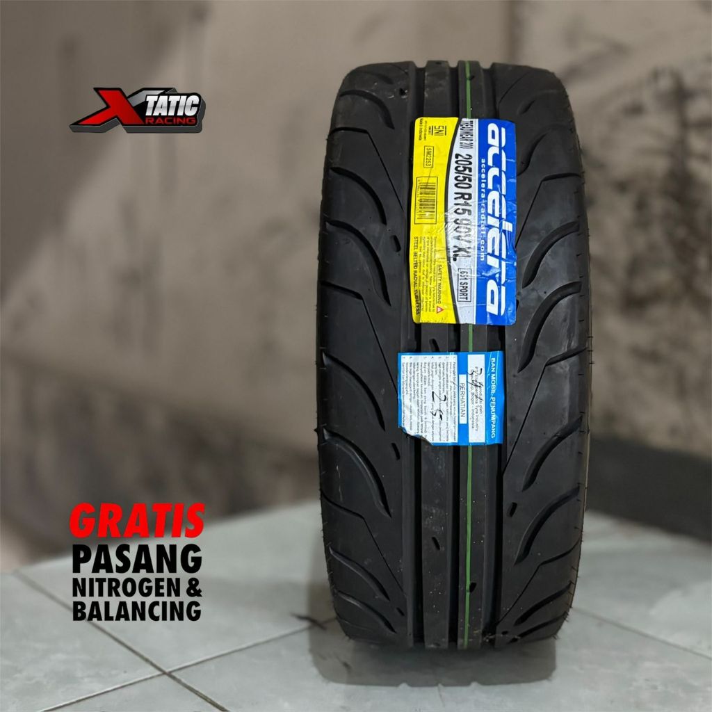 Ban Mobil Soft Compound 205/50 R15 Merk Accelera 651 Sport - Ban Semi Slick