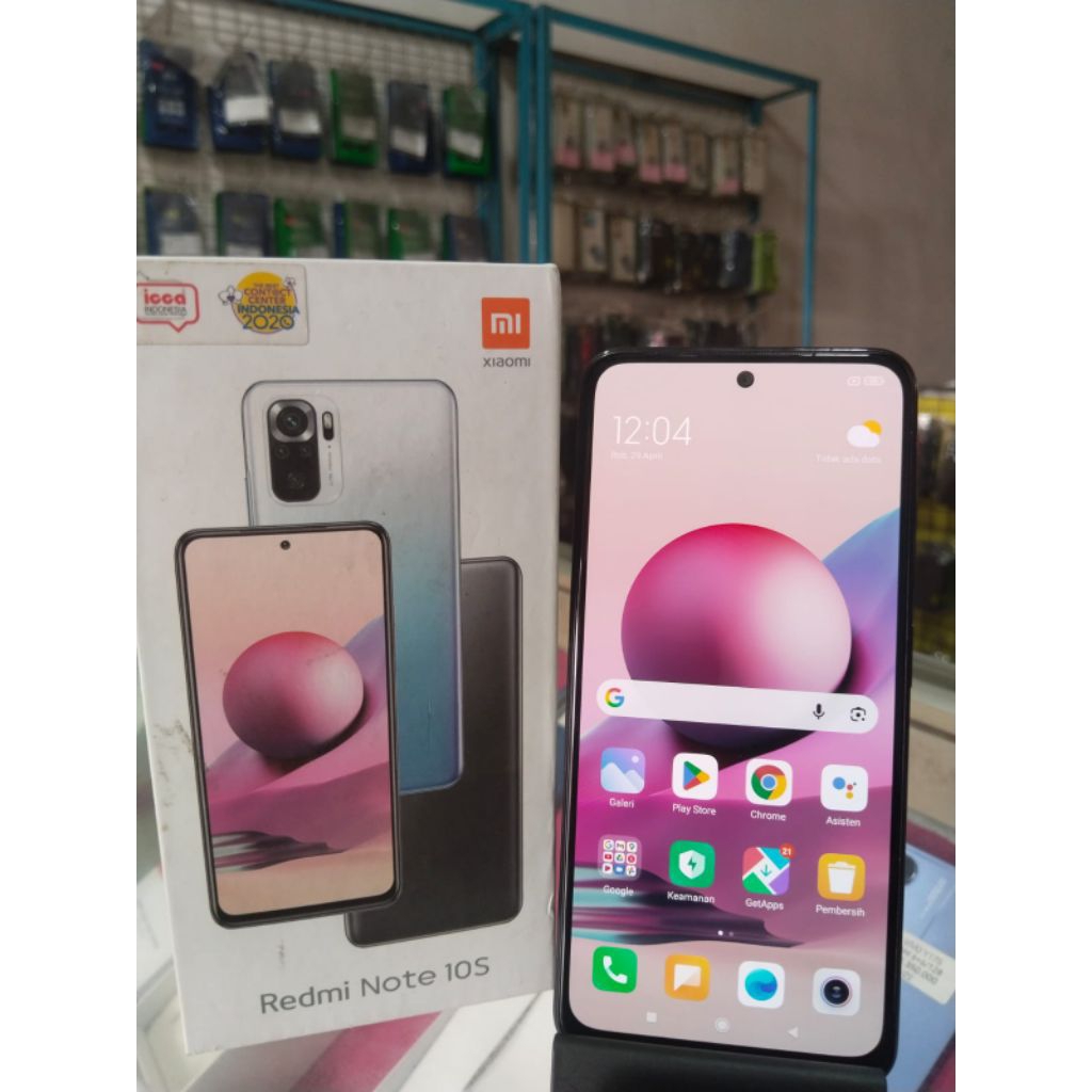 HP SECOND MURAH BERGARANSI REDMI NOTE 10S RAM 8/128 ONLY